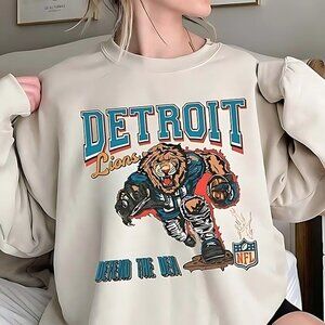 Detroit Lions Defend The Den NFL Football Fan Gift Sweatshirt 05